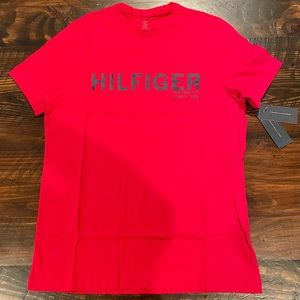 Tommy Hilfiger Mens Small Red Tshirt. New York City. Since 1985. NWT